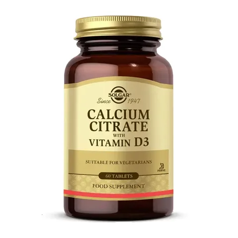 Поддержите здоровье костей: Solgar Цитрат Кальция D3