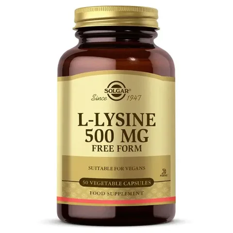 Solgar L-Lysine 500 Mg 50 Capsules