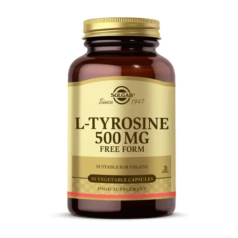استفد من امتصاص عالٍ: Solgar L-Tyrosine 500 mg