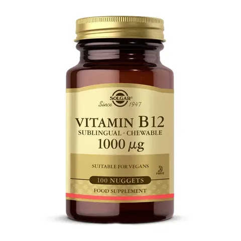 Повысьте энергию и ясность ума с Solgar B12 1000мкг