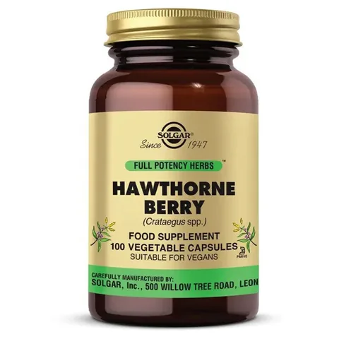 اختر النقاء: Solgar Hawthorne Berry 100 كبسولة نباتية