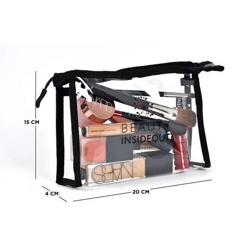 Beauty Insideout Small Transparent Makeup Bag - Clear Organizer