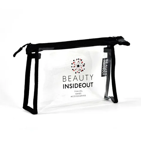 Beauty Insideout Small Transparent Makeup Bag - Clear Organizer