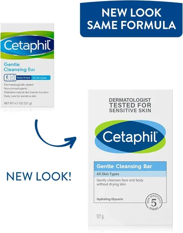 Cetaphil Soothing and Moisturizing Soap for Skin and Body 127 ml