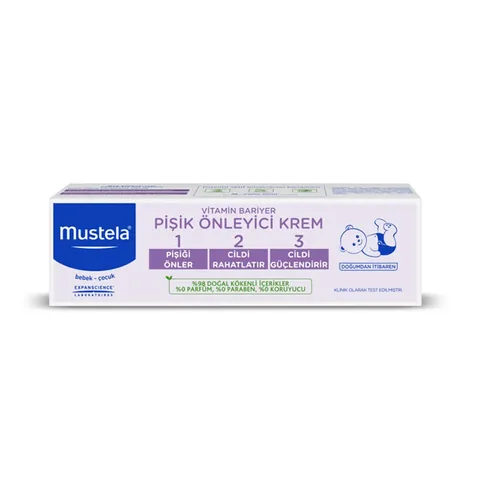 Mustela موستيلا 1 2 3 كريم فيتامين باريير 50 مل