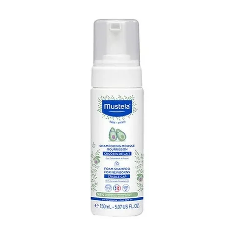 Mustela شامبو موستيلا الرغوي للأطفال حديثي الولادة ضد قشرة الرأس 150 مل