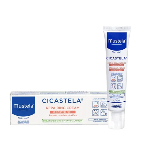 Beruhigen & Pflegen: Mustela Cicastela Creme für empfindlich