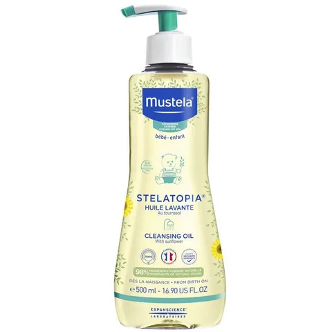 Beruhigen & Hydratisieren: Mustela Stelatopia Reinigungsöl
