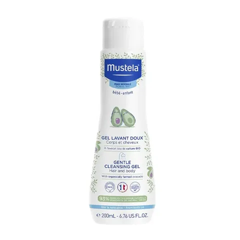 Mustela Sanftes Reinigungs-Gel & Shampoo für Neugeborene 200ml