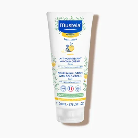 Schützen & Pflegen: Mustela Cold Cream Lotion für Babyhaut