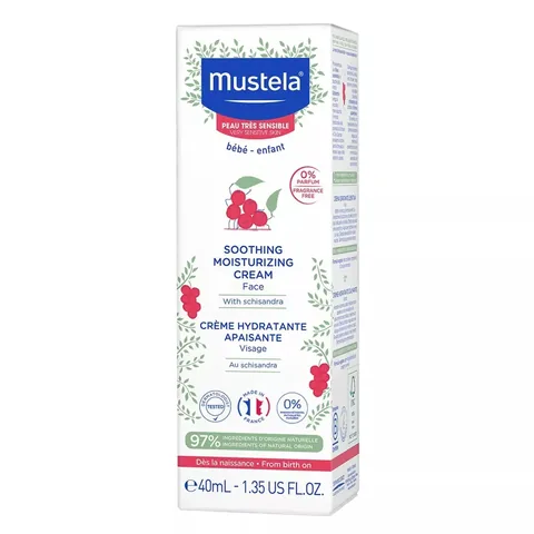 Mustela كريم موستيلا المرطب والمهدئ 40 مل