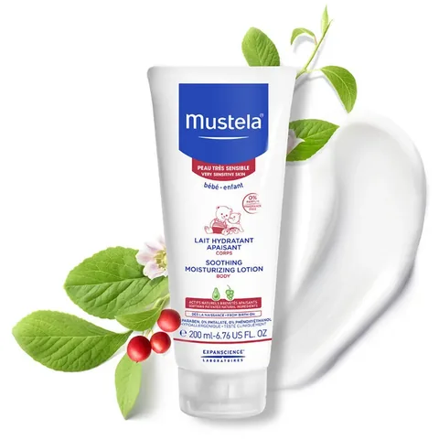 Beruhigen & Schützen: Mustela Feuchtigkeitslotion für Babyha
