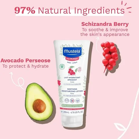 Mustela Beruhigende Feuchtigkeitslotion 200ml