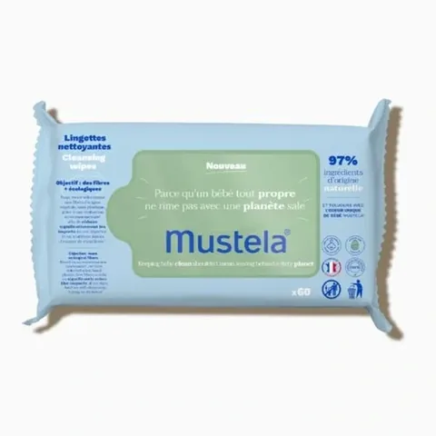 Салфетки для очищения Mustela 60 шт