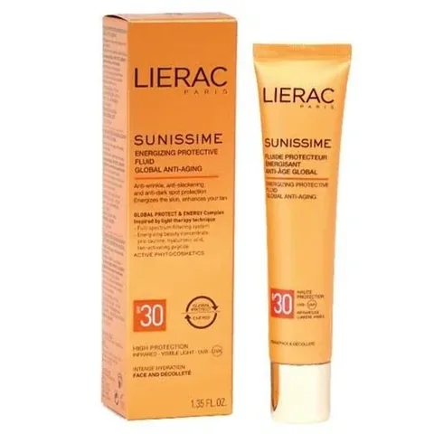 Лирак Сунисим Энергизирующий Защитный Флюид SPF30 40 мл
