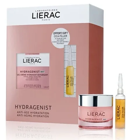 Гель-крем Lierac Hydragenist 50 мл + Сика-филлер 10 мл