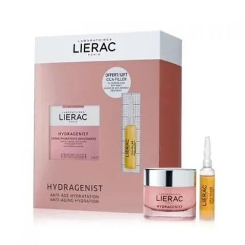 Крем увлажняющий кислородный Lierac Hydragenist 50 мл + Сыворотка Cica-filler 10 мл