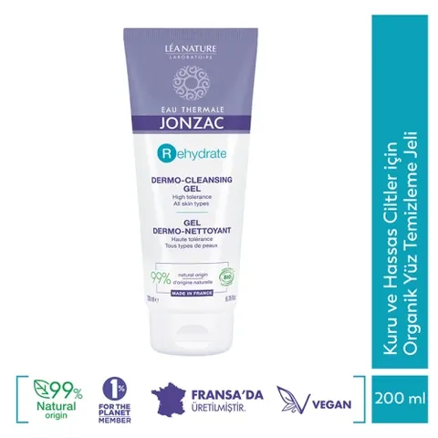 Eau Thermale Jonzac جل التنظيف والترطيب المزدوج من جونزاك أو ثيرمال، 200 مل
