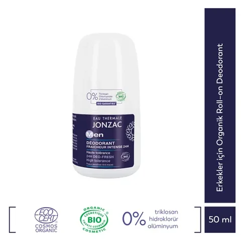 Erleben Sie 24H Frische: Eau de Jonzac Men Organic Deo