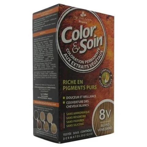 Color And Soin Hair Dye 8 v Veneziano Blonde