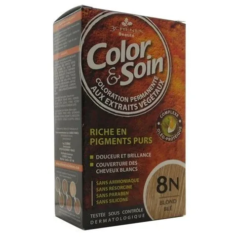 Color and Soin Hair Dye 8N Wheat Blonde