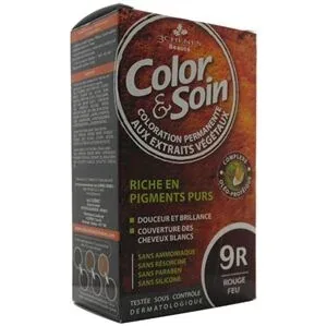 Color And Soin Hair Dye 9 r Fire Red