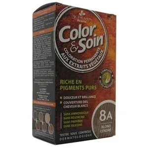 Color and Soin Hair Dye 8A Light Copper Blonde