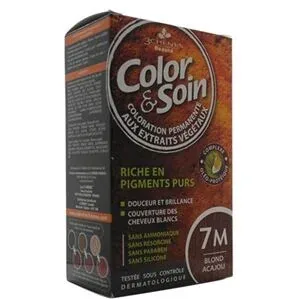 Color and Soin Hair Dye 7M Mahogany Yellow