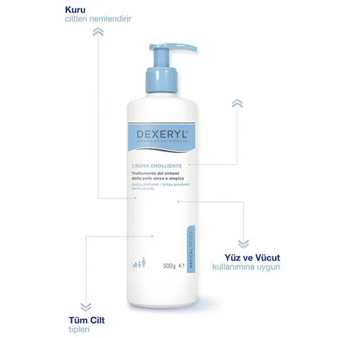 Dexeryl Emollient Cream 500 gr
