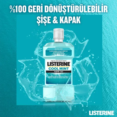 Listerine Cool Mint Light Mint Oral Care Product 500 ml