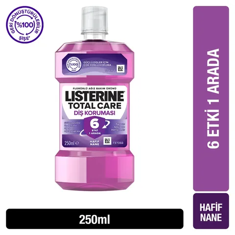 Listerine Total Care 6-in-1 Mint Flavored Mouthwash 250 ml