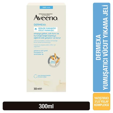 Aveeno Dermexa Emollient Body Wash Gel 300 ml