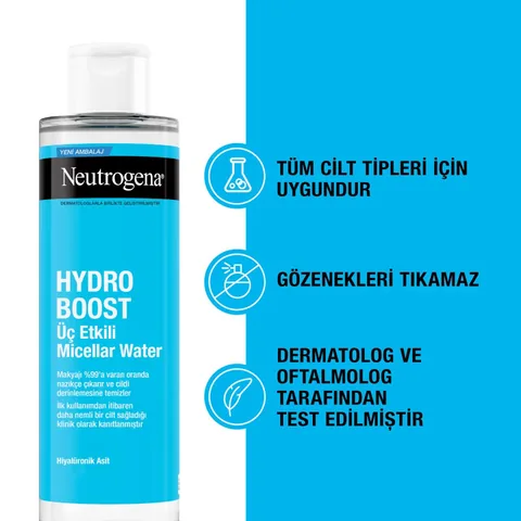 Мицеллярная вода Neutrogena Hydro Boost Тройное действие 400 мл