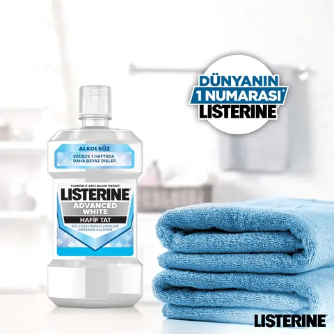 Listerine Advanced White Mild Taste Mouthwash 250 ml
