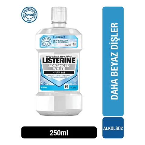 Listerine Advanced White Mild Taste Mouthwash 250 ml