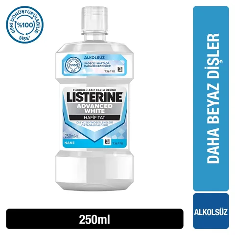 Listerine Advanced White Mild Taste Mouthwash 250 ml
