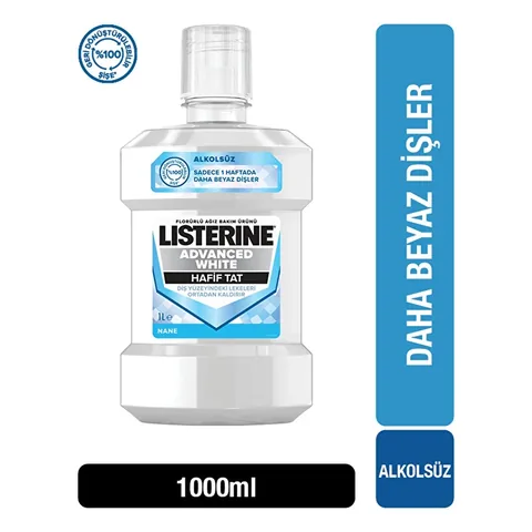 Листерин Ультра Белизна Мягкий Вкус Ополаскиватель для Рта 1000 мл от Listerine