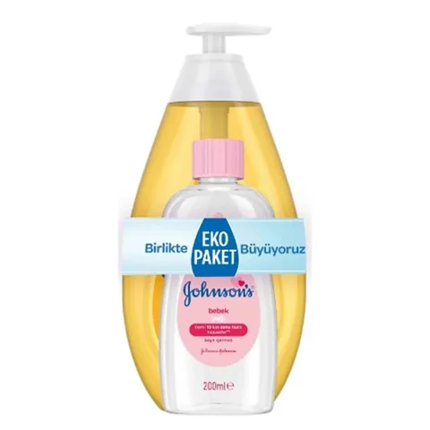 Johnsons Baby Shampoo 750 ml + Baby Oil 200 ml