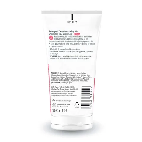 Neutrogena Pink Grapefruit Peeling Gel 150ml