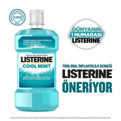 Listerine Cool Mint Light Taste Oral Care Product 250 ml
