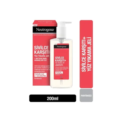 Gel Nettoyant Anti-Acné Neutrogena 200 ml