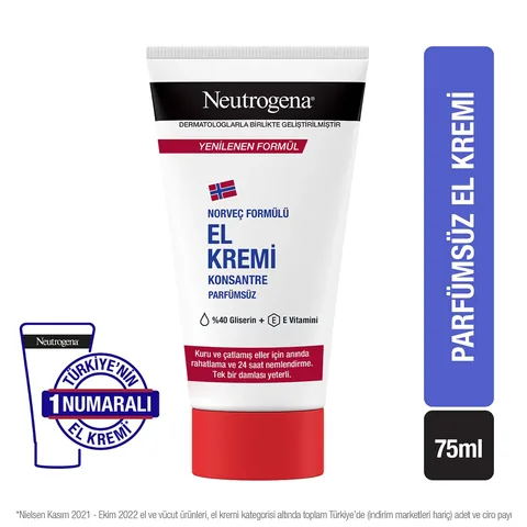 Крем для рук Neutrogena Норвежская формула (без запаха) 75 мл