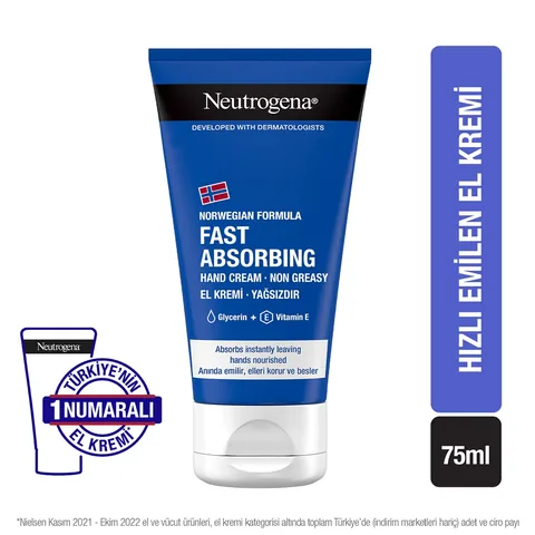 Neutrogena Fast Absorbing Hand Cream 75ml
