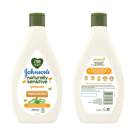 Шампунь Johnson's Naturally Sensitive 395 мл