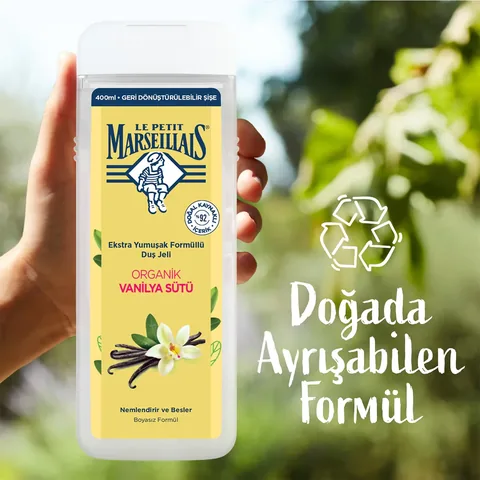 Le Petit Marseillais Duschgel mit Bio-Vanillemilch 400ml