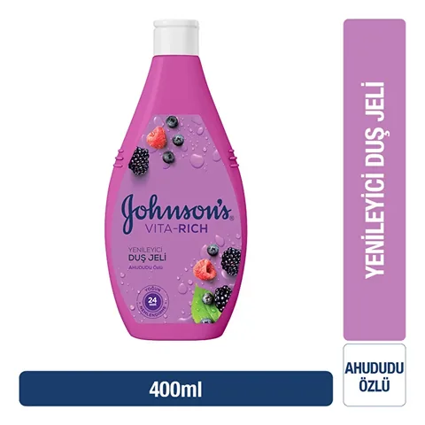 Гель для душа Johnson's Vita-rich с малиной 400 мл