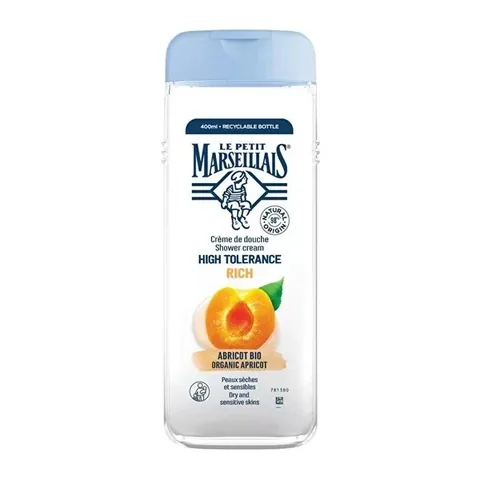 Le Petit Marseillais Shower Gel Sensigreen Organic Apricot 400 ml