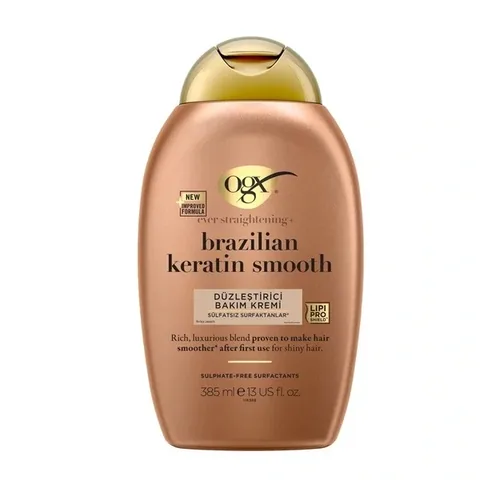 OGX Brasilianische Keratin Haarpflegecreme mit Kokosnussöl 385ml