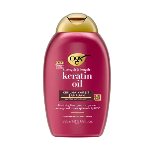 OGX Anti-Breakage Keratin Oil Shampoo 385ml