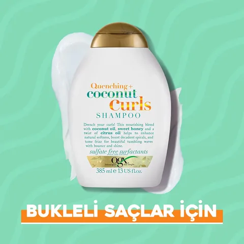 Ogx Moisturizing Coconut Curls Shampoo For Curly Hair 385 ml